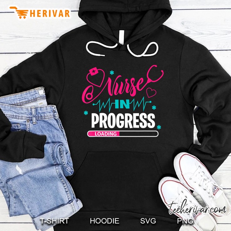 Nurse In Progress Nursing School Student Future Nurse Life Hoodie