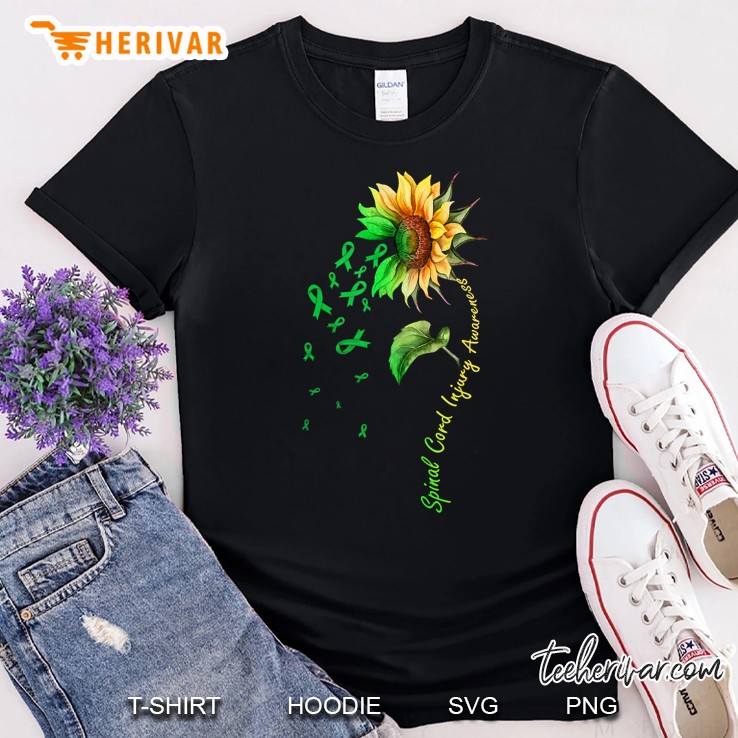 Spinal Cord Injury Awareness Sunflower Shirt