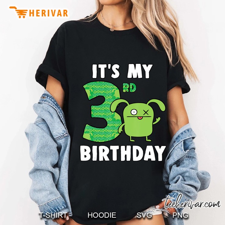 Ugly Dolls It's My 3Rd Birthday Ox Birthday Boy Hoodie