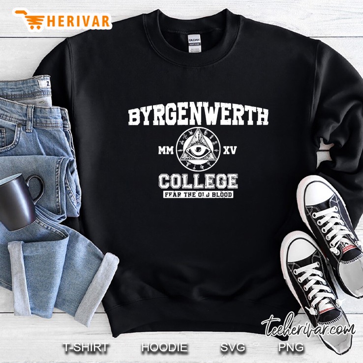 Byrgenwerth College White Text Sweatshirt