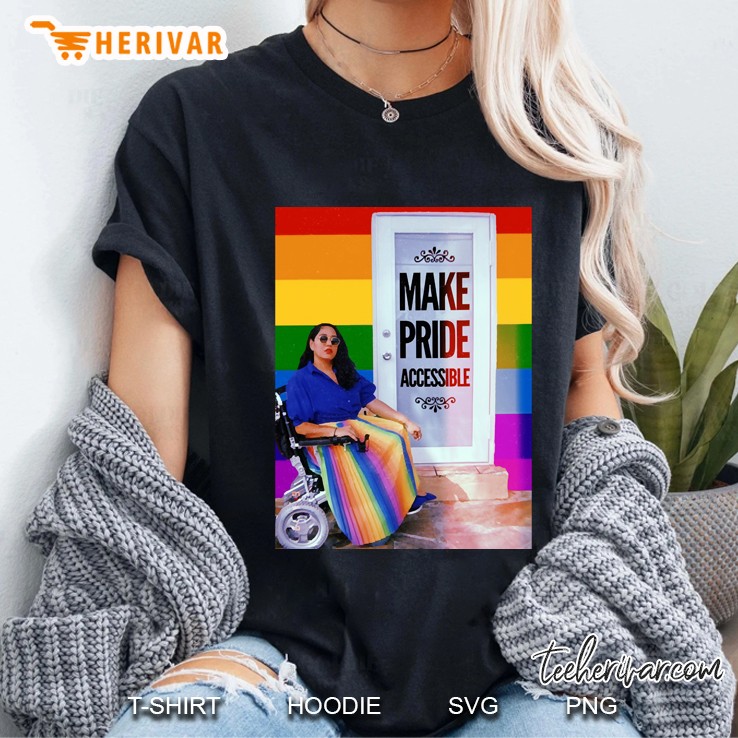Make Pride Accessible Ladies Tee