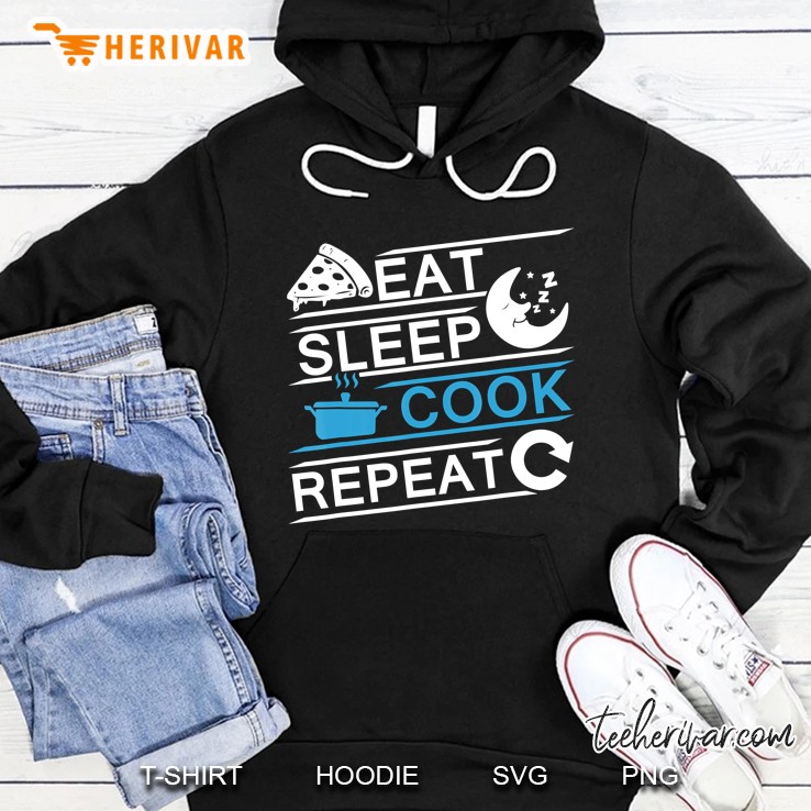 Eat Sleep Cook Repeat Hoodie