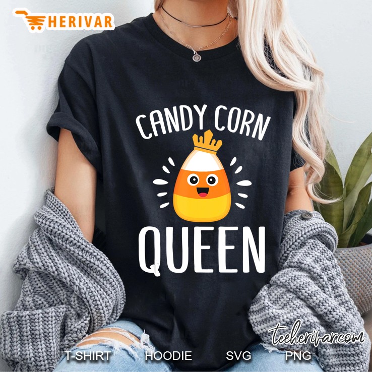 Kawaii Candy Corn Queen Funny Halloween Costume Girls Women Hoodie