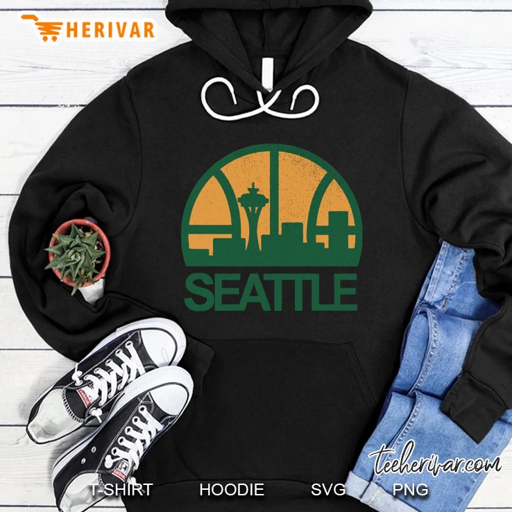 Defunct - Seattle Supersonics Skyline Hoodie