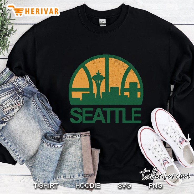 Defunct - Seattle Supersonics Skyline Sweatshirt