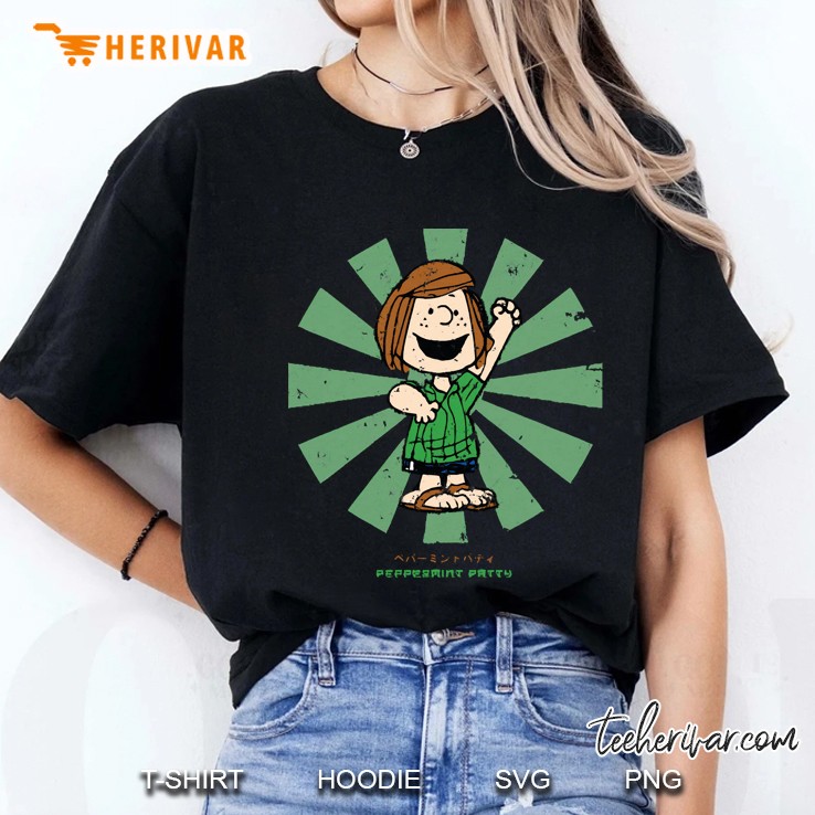Peppermint Patty Retro Japanese Peanuts Ladies Tee