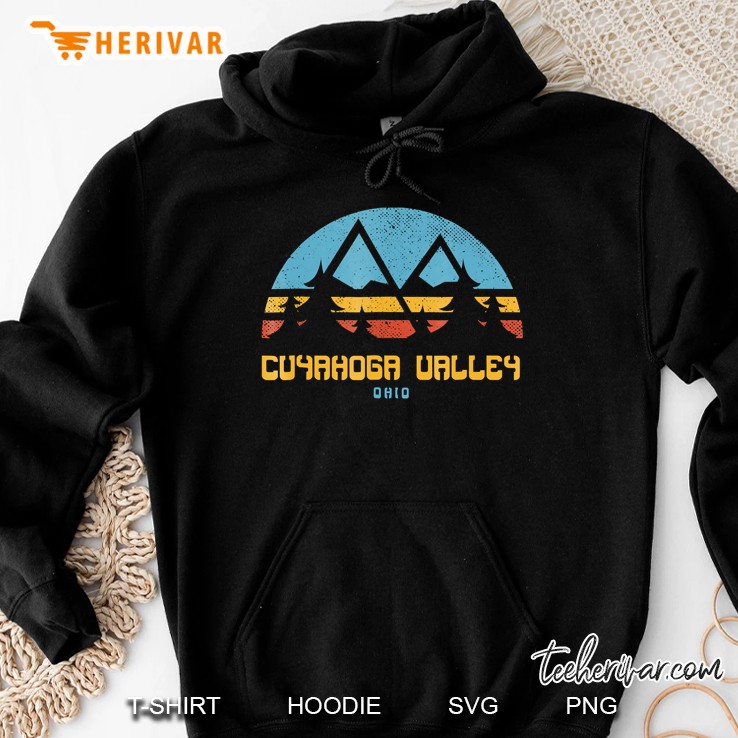 Cuyahoga Valley National Park Shirt Vintage Hiking Gift Hoodie