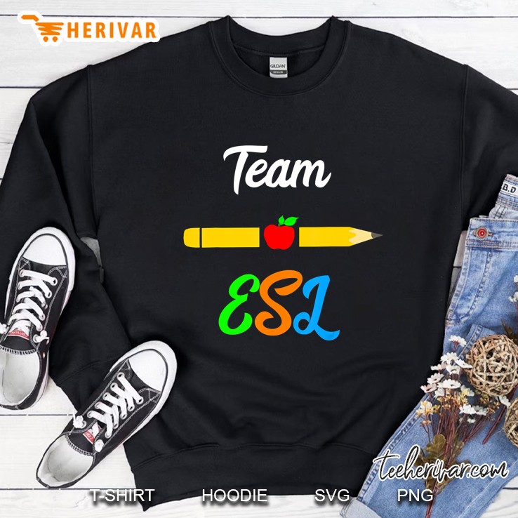 Esl Teacher Team Appreciation Day English Languages Sweatshirt