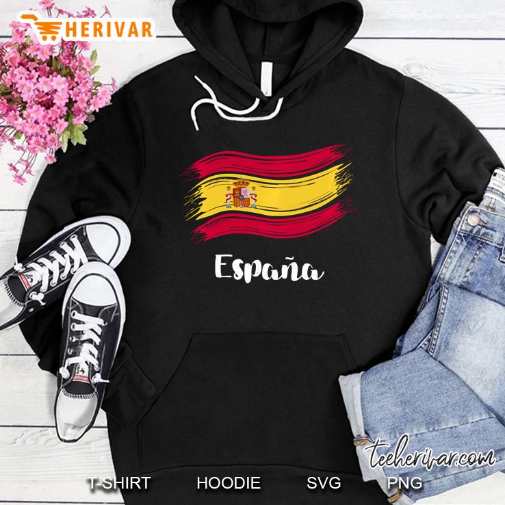 Espana Spain Flag Pullover Hoodie