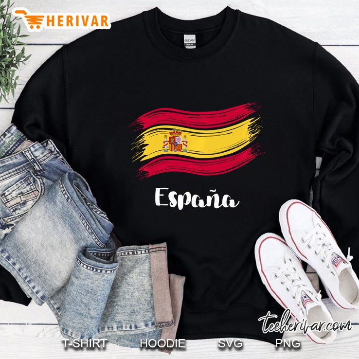 Espana Spain Flag Pullover Sweatshirt