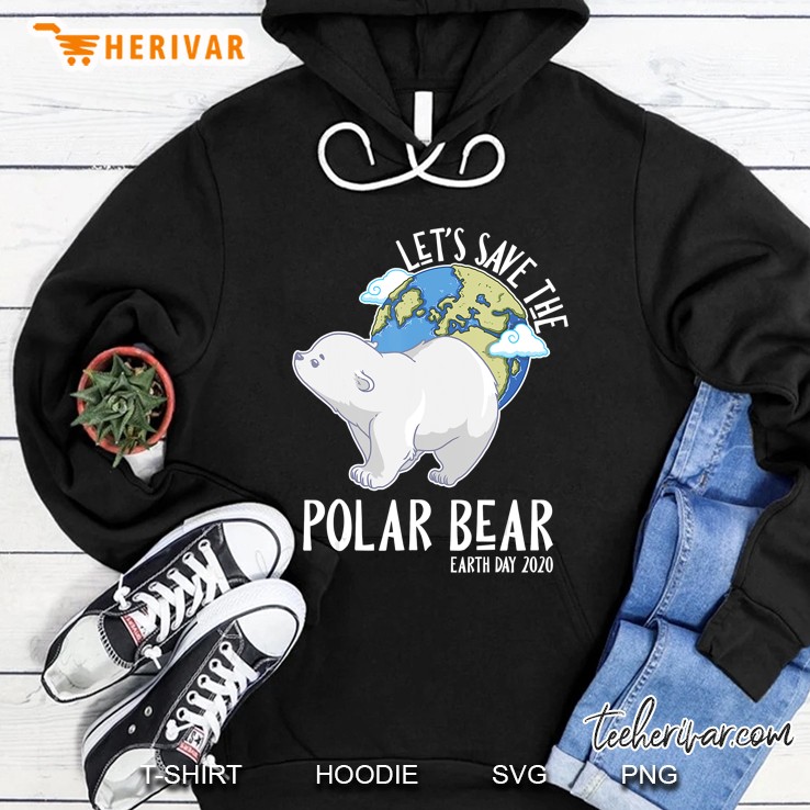 Happy Green Earth Day Let's Save The Polar Bear Pet Mugs