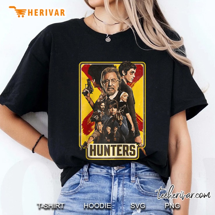 Hunters Poster Art Raglan Baseball Tee Hoodie