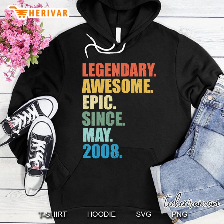 Legendary Awesome Epic Since May 2008 11 Years Old Tshirt Hoodie