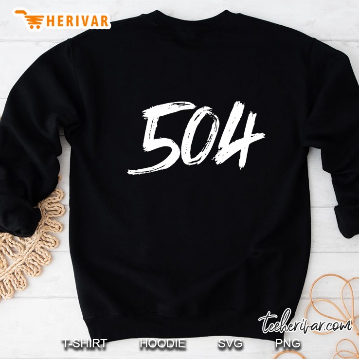 New Orleans Area Code 504- 504 Mardi Gras Gift For Men Women Sweatshirt