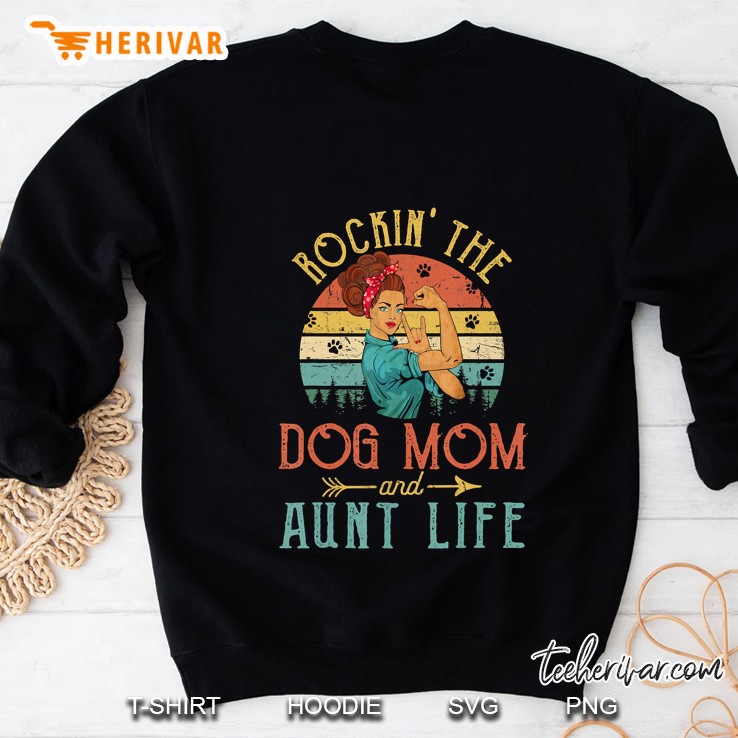 Rockin' The Dog Mom And Aunt Life Mother's Day Gift Mugs