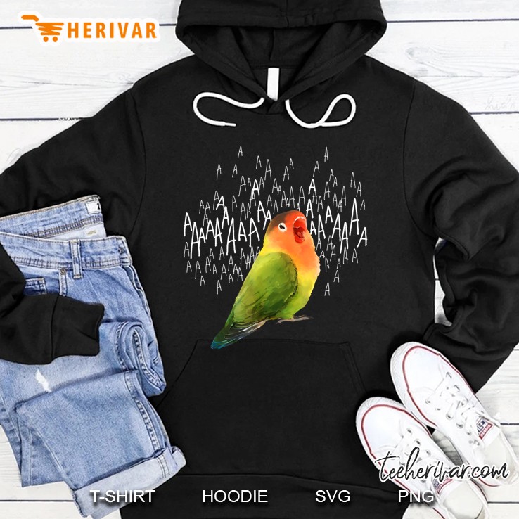 Screaming Fischer Lovebird Hoodie