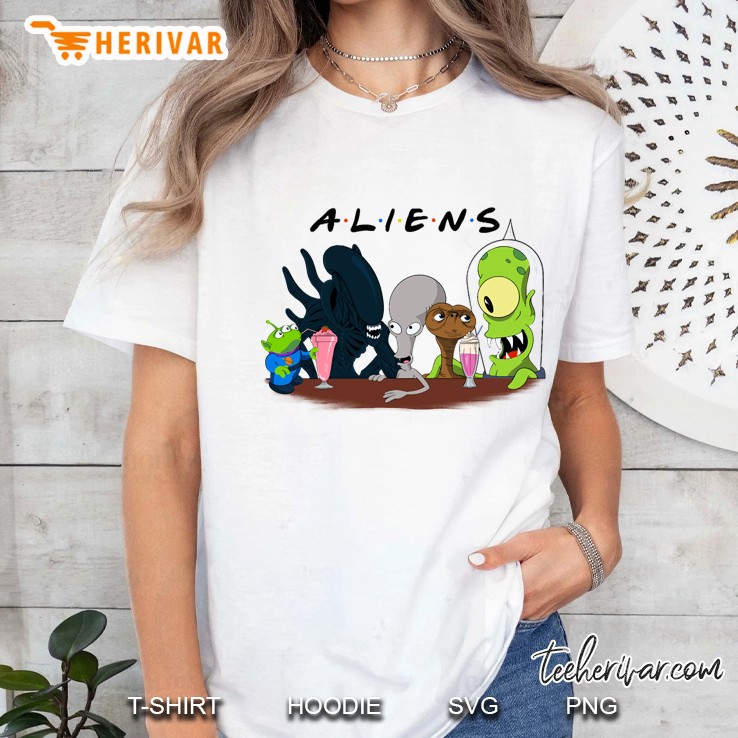Alien Friends Ladies Tee