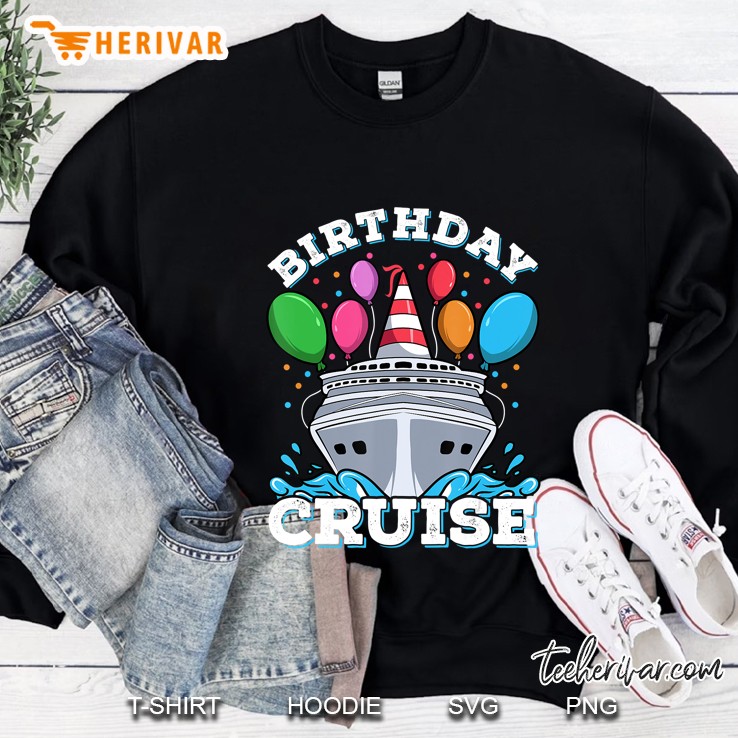 Birthday Cruise Cruising Retro Vintage Gift Sweatshirt