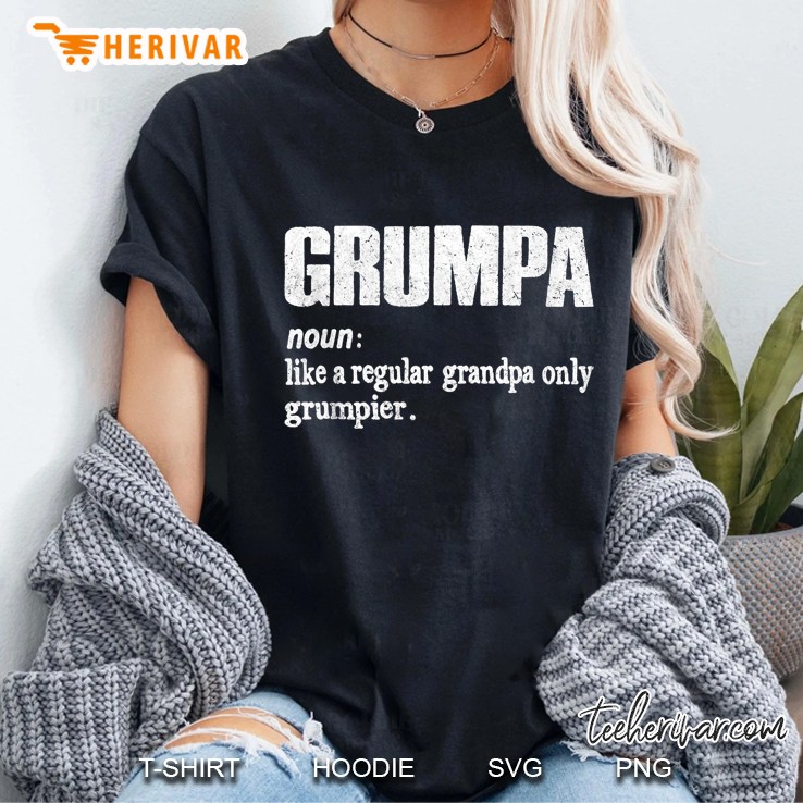 Grumpa Like A Regular Grandpa Only Grumpier Tank Top Hoodie