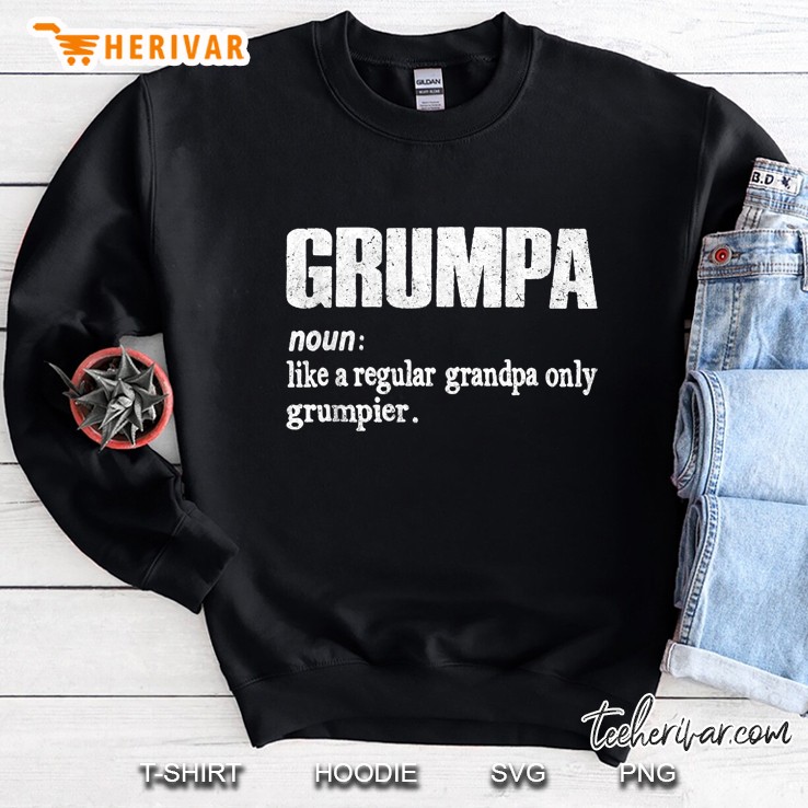 Grumpa Like A Regular Grandpa Only Grumpier Tank Top Mugs