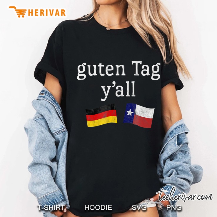 Guten Tag Y'all Prost German Texas Oktoberfest Hoodie