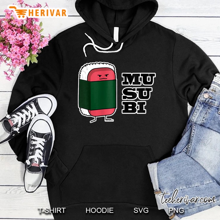 Happy Hawaiian Musubi Spam Sushi Nori Seaweed Zip Hoodie