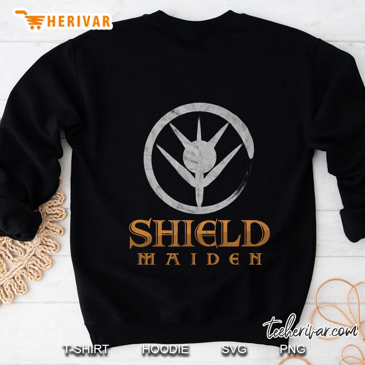Norse Mythology Shield Maiden Scandinavian Sweatshirt