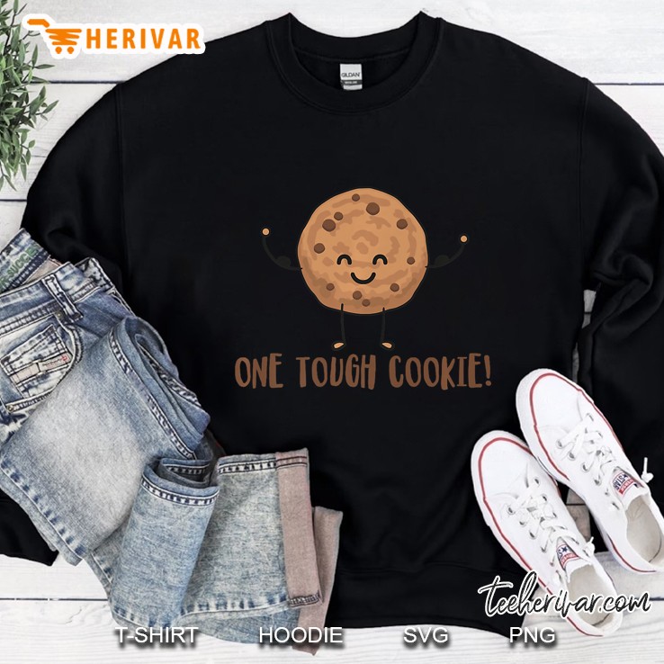 One Tough Cookie - Cute Chocolate Chip Cookie With Muscles Premium Mugs