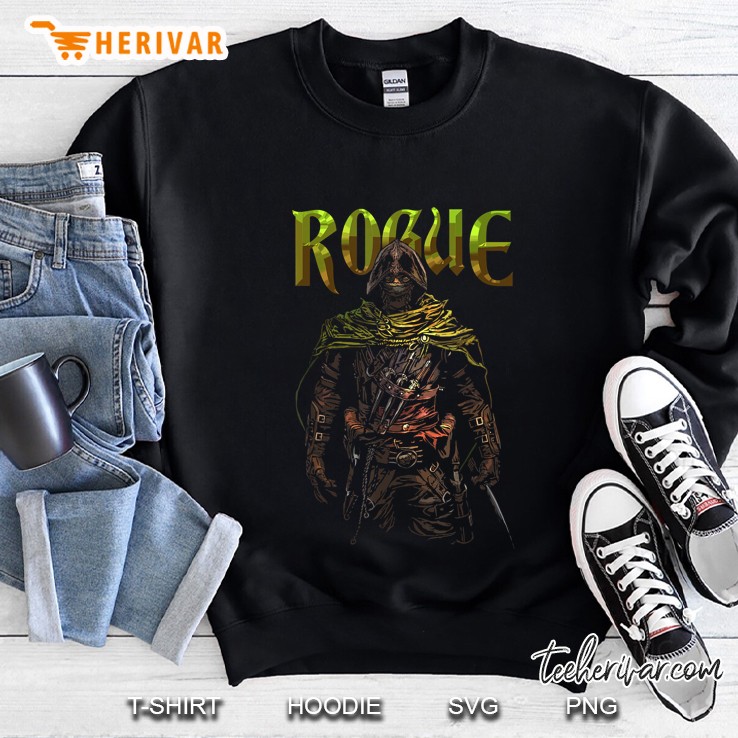 Rogue Thief Assassin Fantasy Class Graphic Art Gamers Gift Sweatshirt