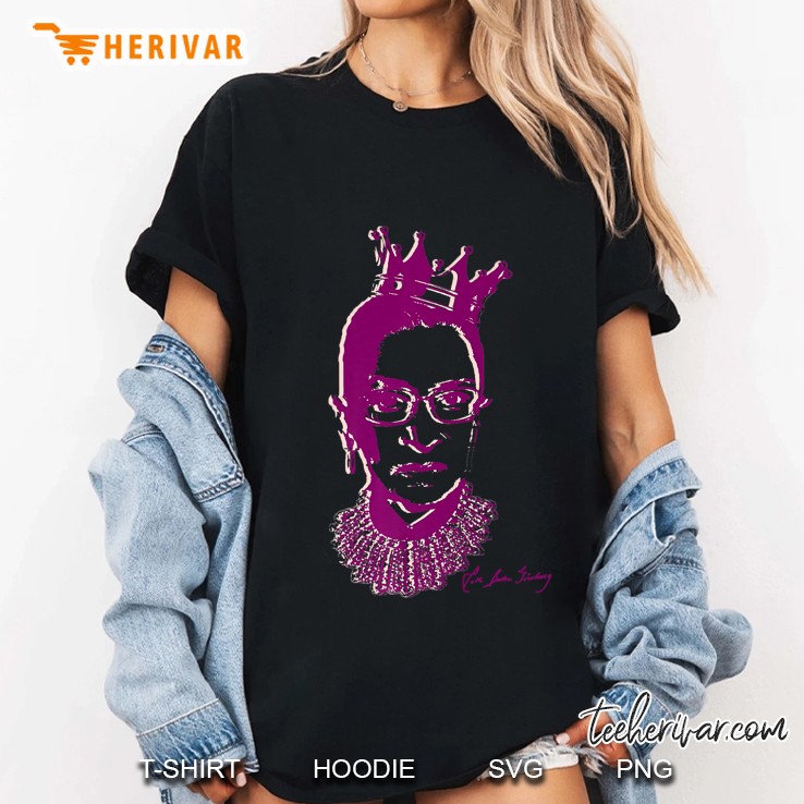 Ruth Bader Ginsburg Autograph - Rbg Signature Premium Ladies Tee