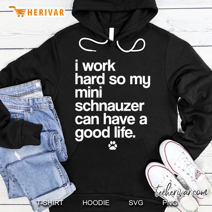Spoiled Mini Schnauzer Toy Dog Mom Puppy Dad Doggo Shirt Hoodie