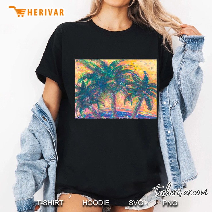 Palm Trees Partying Hoodie