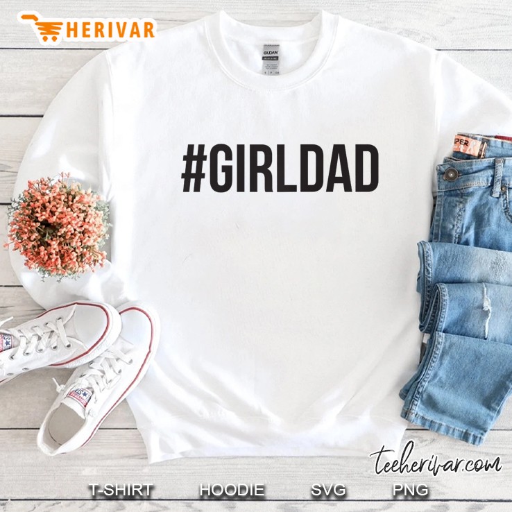 Girl Dad Raglan Baseball Tee Sweatshirt