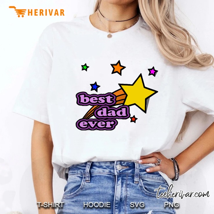 Best Daddy Ever Star Ladies Tee