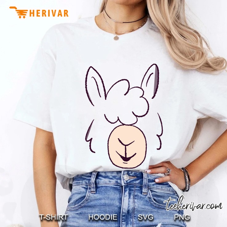 Llama Face Ladies Tee