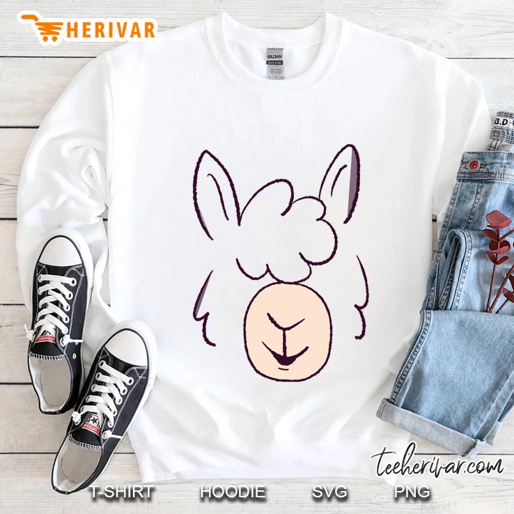 Llama Face Sweatshirt