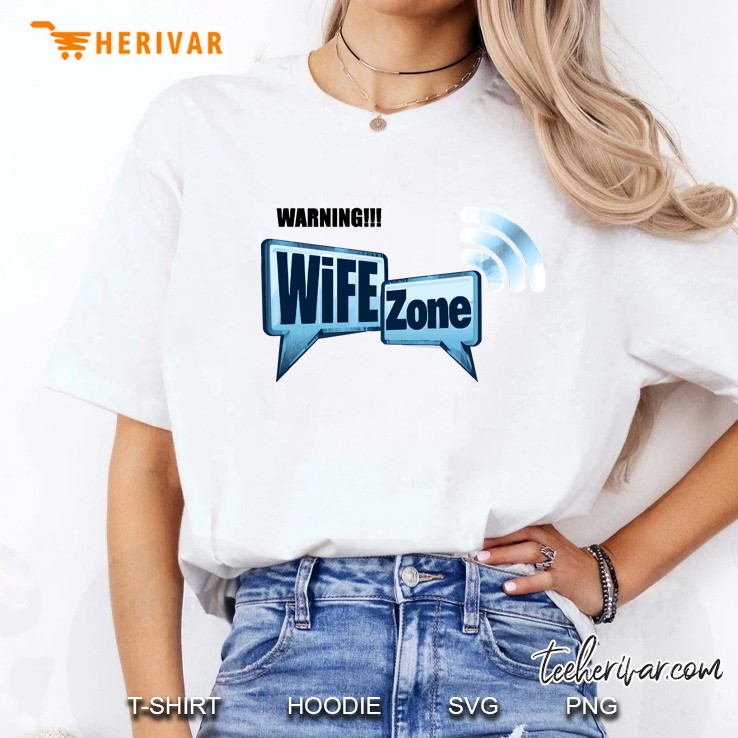 Wifi Zone Wife Joke Ladies Tee