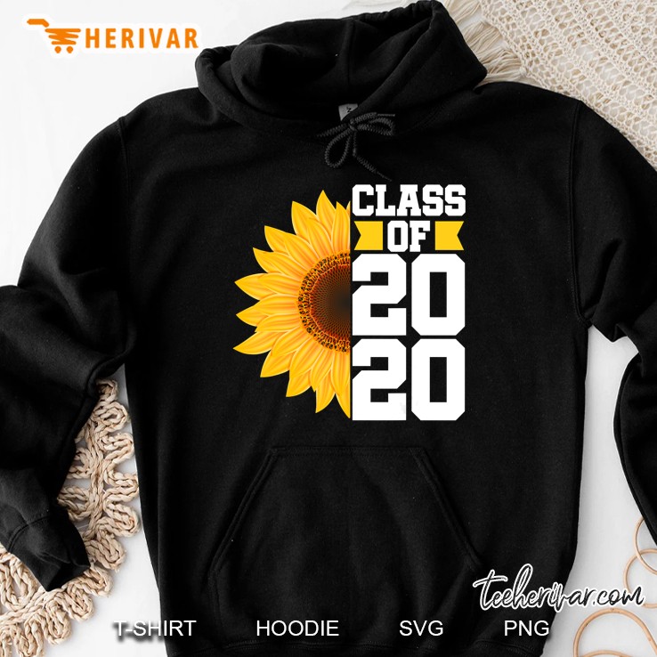 Class Of 2020 High School Graduation Senior Sunflower Gift Hoodie