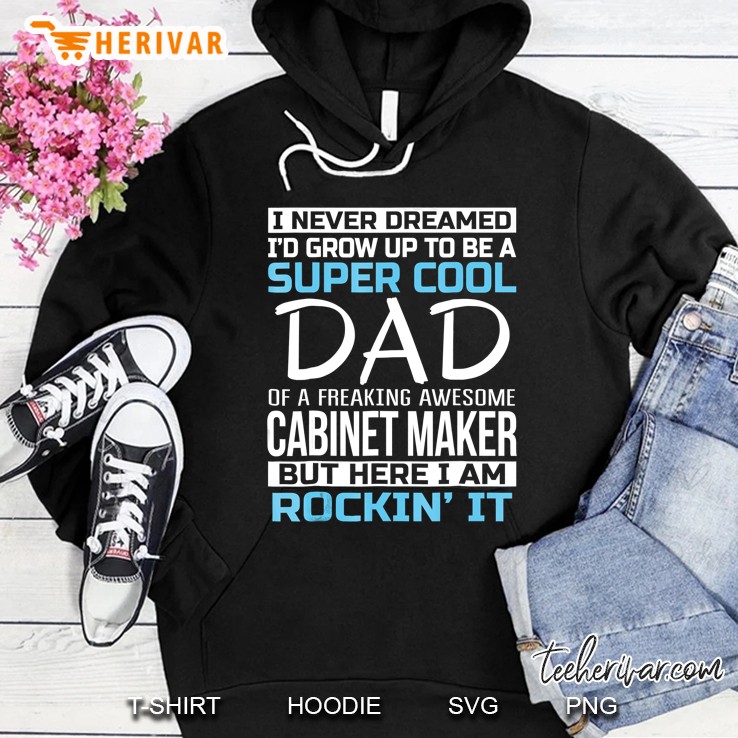 Mens Super Cool Dad Of Cabinet Maker Funny Gift Mugs