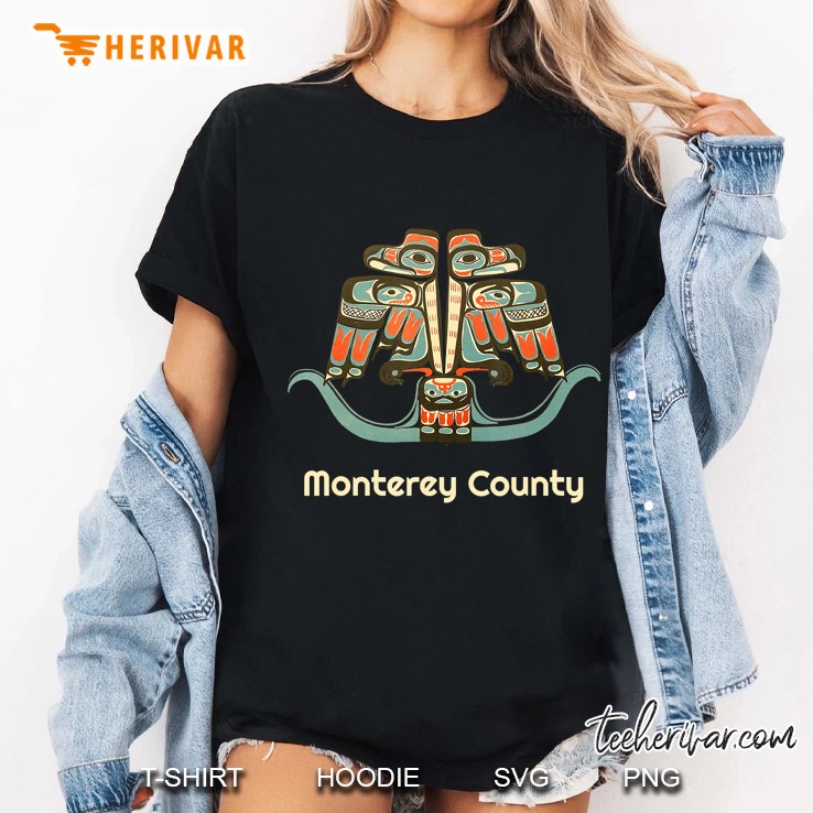 Monterey County California Thunderbird Nw Native American Hoodie