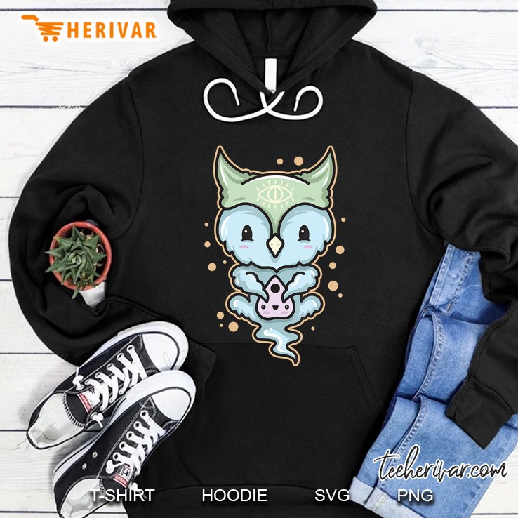 Owlija - Pastel Goth Owl Ghost - Creepy Kawaii Gift Hoodie
