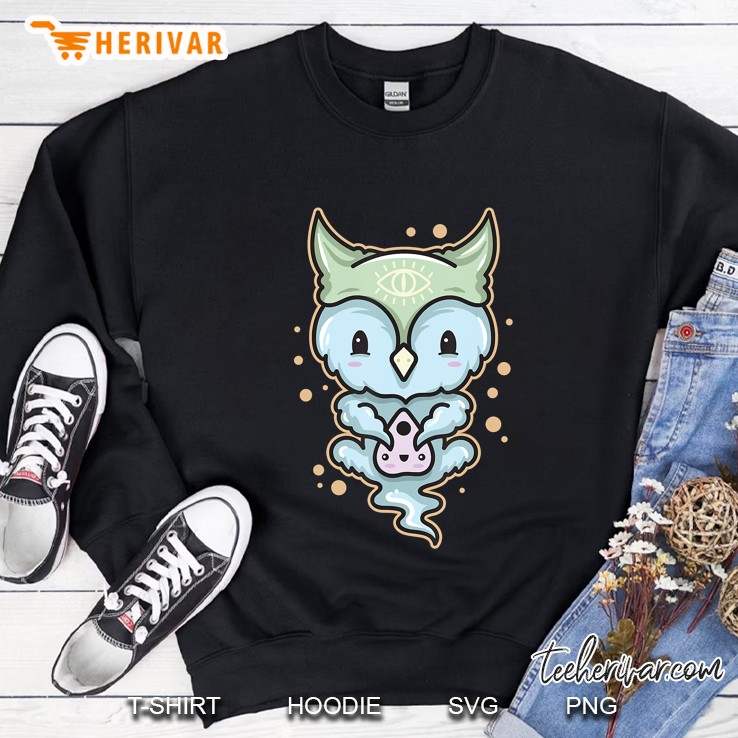 Owlija - Pastel Goth Owl Ghost - Creepy Kawaii Gift Sweatshirt