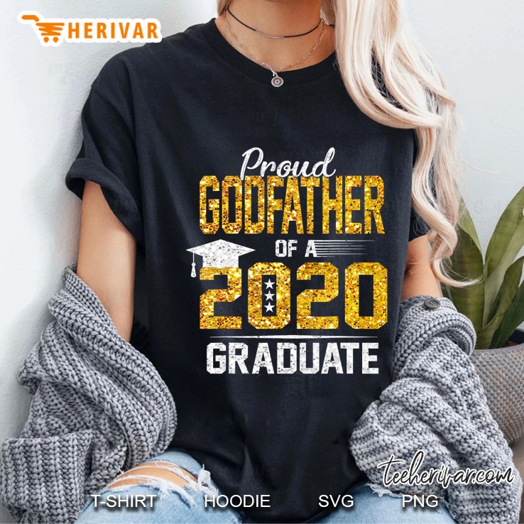 Proud Godfather Of A 2020 Graduate Ladies Tee