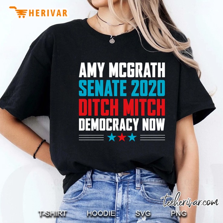 Amy Mcgrath Senate 2020 Ditch Mitch Democracy Now Hoodie