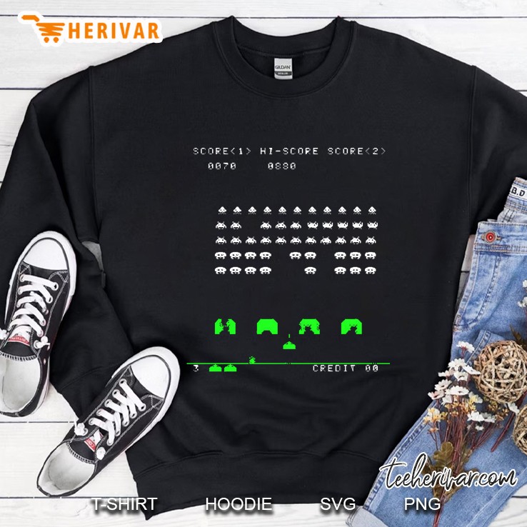 Classic Space Invaders Sweatshirt