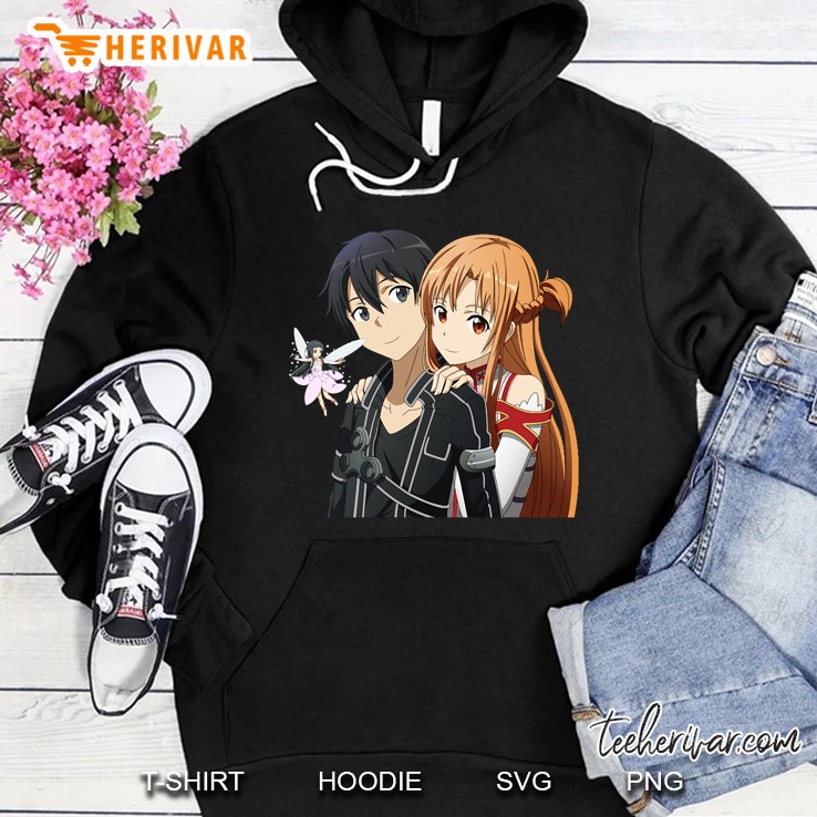 Kirito Asuna & Yui Hoodie
