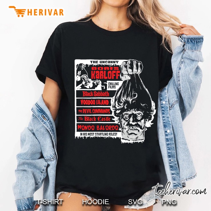 The Uncanny Boris Karloff Ladies Tee