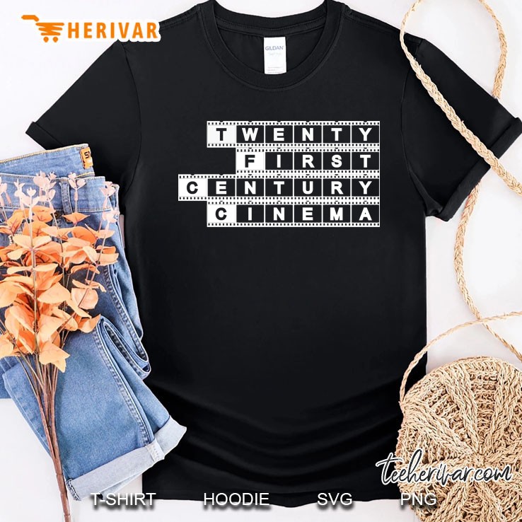 Twenty First Century Cinema Tfcc Word Logo White Shirt