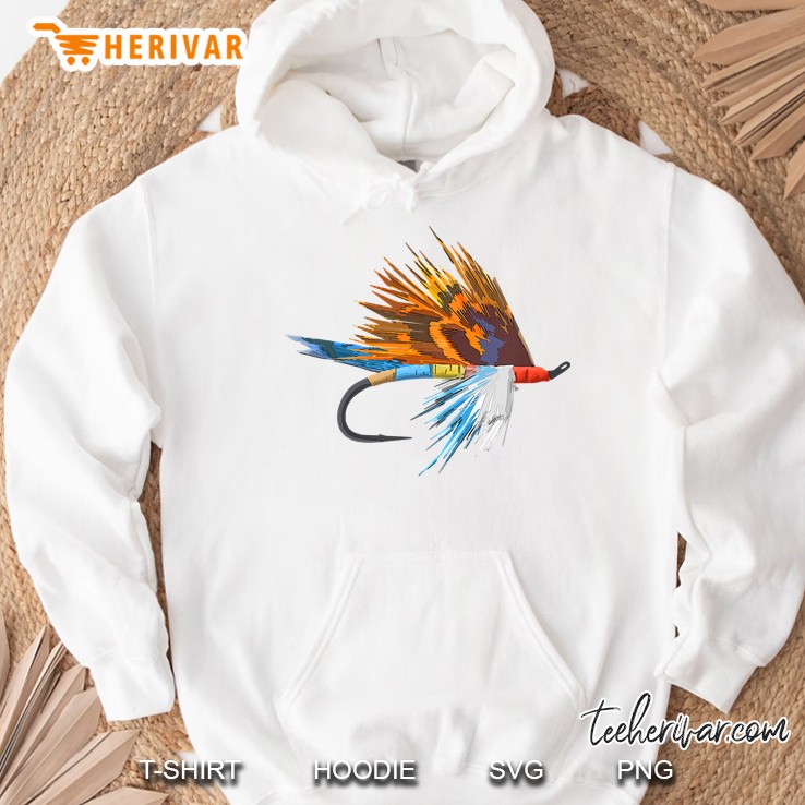 Fly Fishing Fly Tie Fish Art Fisherman By Teecreations Hoodie
