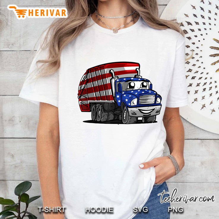 Garbage Day Construction Dump Truck Toddler Boy Gift Ladies Tee